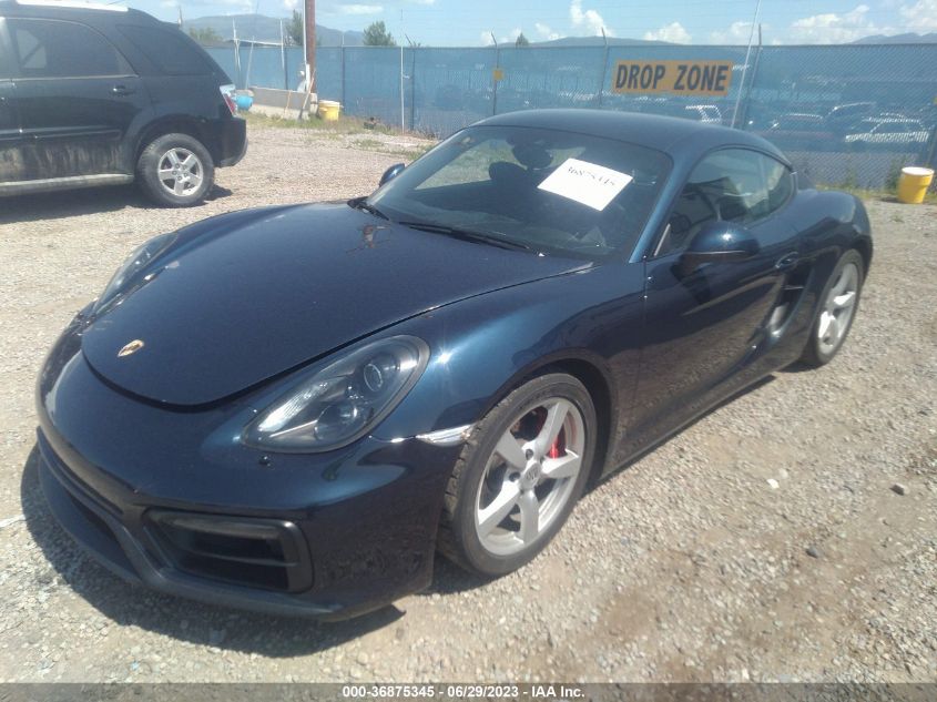 2015 PORSCHE CAYMAN S/GTS WP0AB2A85FK180538