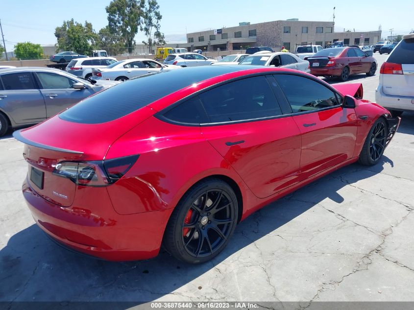 2022 TESLA MODEL 3 PERFORMANCE - 5YJ3E1EC6NF360745