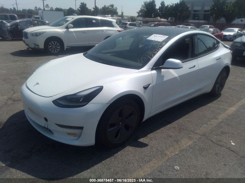 2021 TESLA MODEL 3 STANDARD RANGE PLUS - 5YJ3E1EA5MF099623