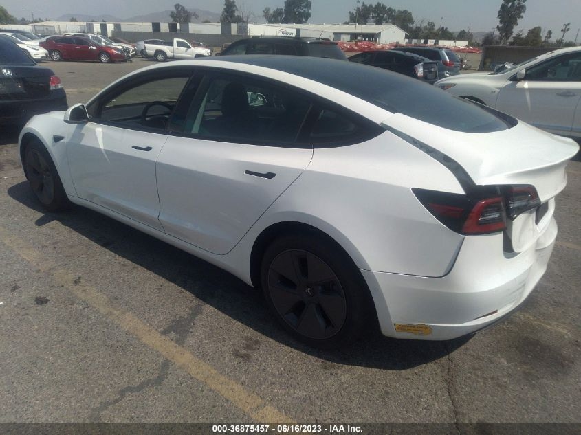 2021 TESLA MODEL 3 STANDARD RANGE PLUS - 5YJ3E1EA5MF099623