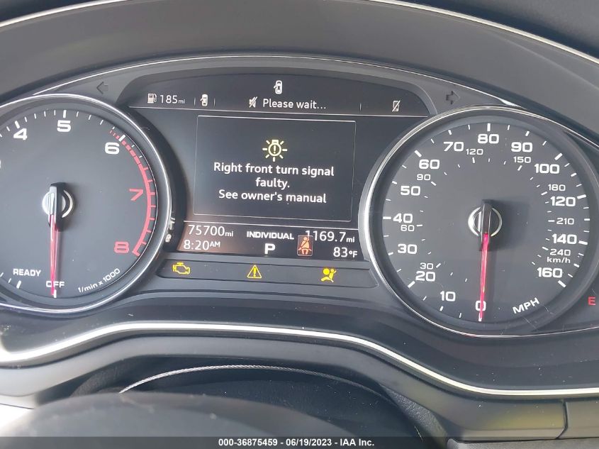 2018 AUDI A5 SPORTBACK PREMIUM - WAUDNCF51JA067304