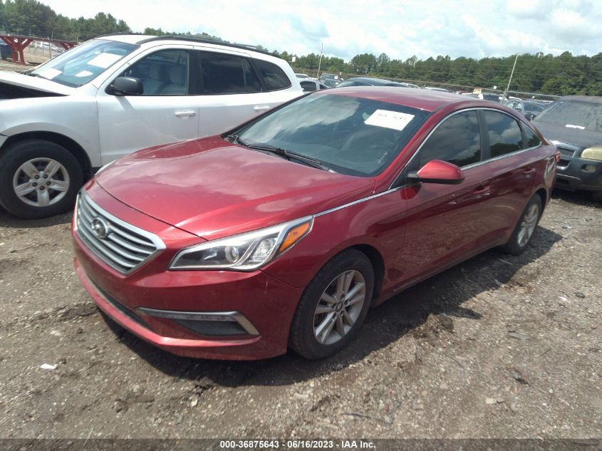 2015 HYUNDAI SONATA 2.4L SE - 5NPE24AF2FH081427