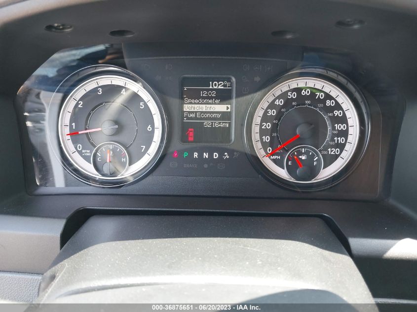 2019 RAM 1500 CLASSIC TRADESMAN - 1C6RR6FG6KS740347