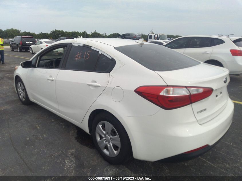 2016 KIA FORTE LX - KNAFK4A60G5615964