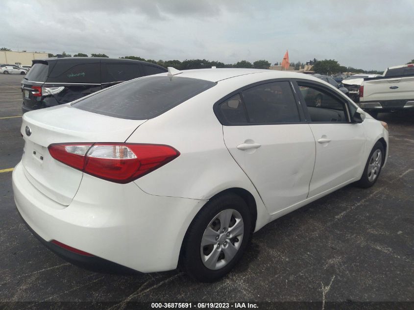2016 KIA FORTE LX - KNAFK4A60G5615964