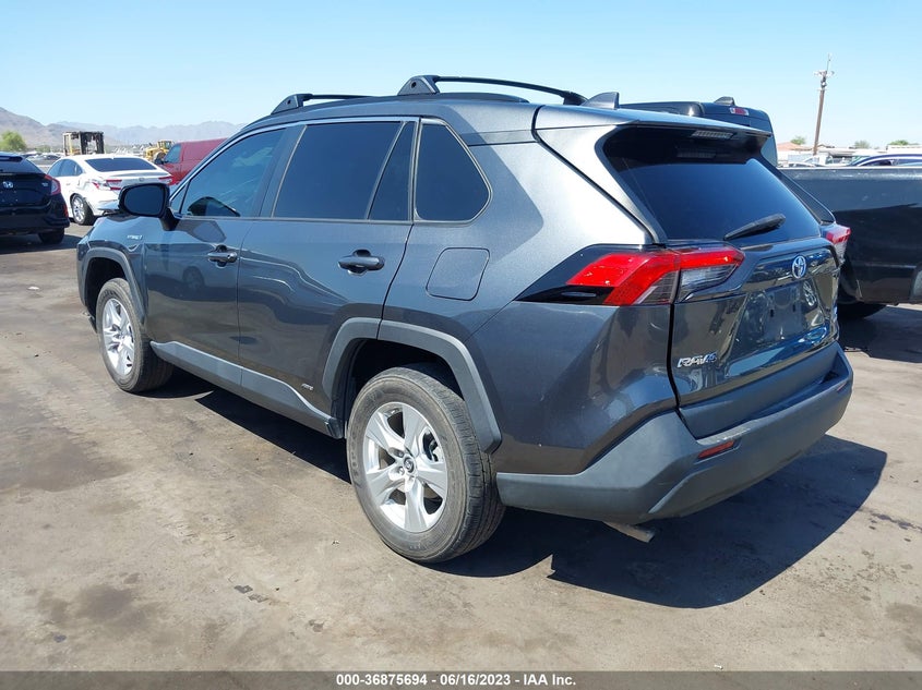 VIN 4T3M6RFV6MU012291 2021 TOYOTA RAV4 HYBRID LE