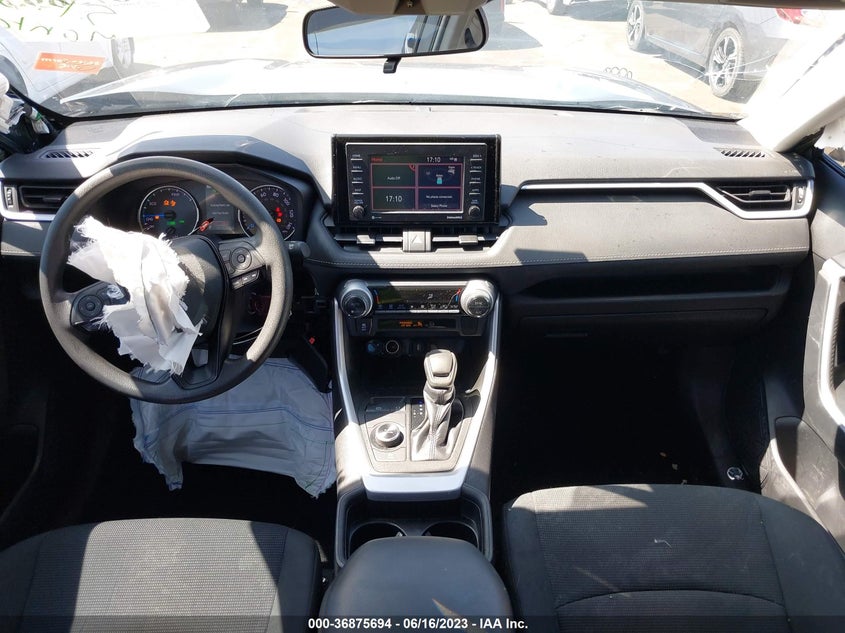 VIN 4T3M6RFV6MU012291 2021 TOYOTA RAV4 HYBRID LE