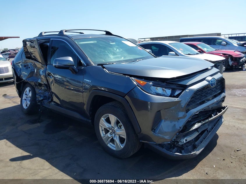 VIN 4T3M6RFV6MU012291 2021 TOYOTA RAV4 HYBRID LE