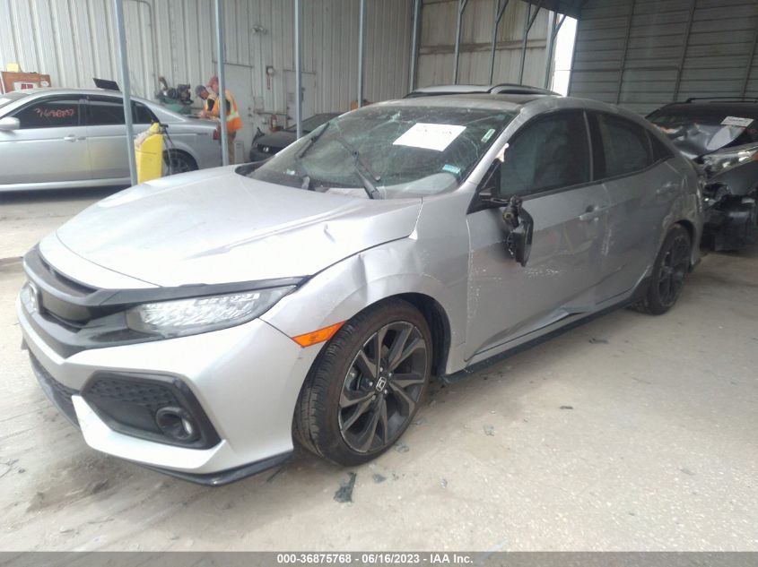 2018 HONDA CIVIC HATCHBACK SPORT TOURING - SHHFK7H93JU232514
