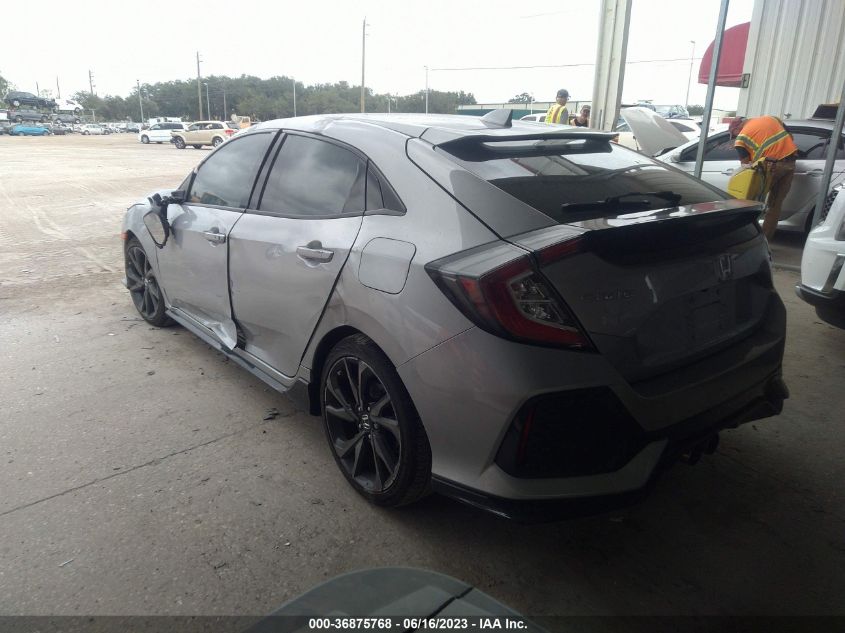 2018 HONDA CIVIC HATCHBACK SPORT TOURING - SHHFK7H93JU232514