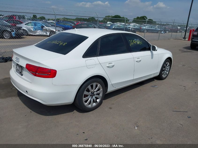 2014 AUDI A4 PREMIUM - WAUAFAFL6EN044019