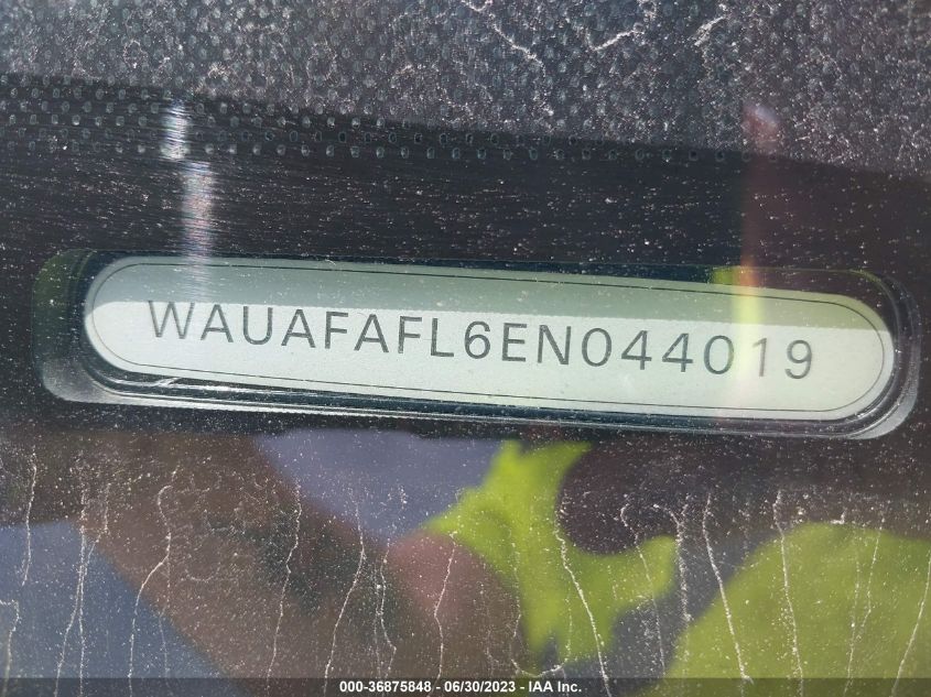 2014 AUDI A4 PREMIUM - WAUAFAFL6EN044019