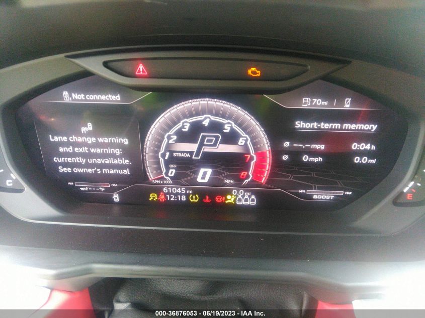 2019 LAMBORGHINI URUS ZPBUA1ZL9KLA03314
