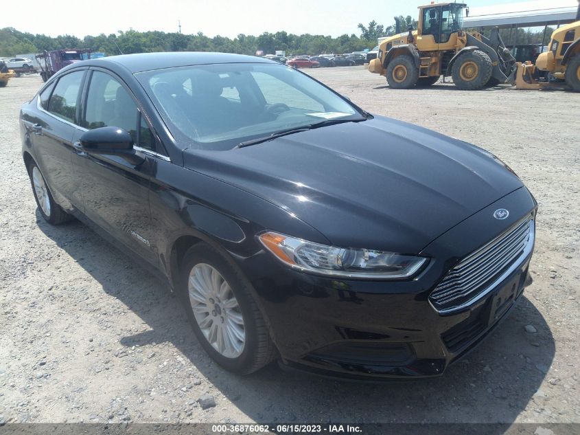 2016 FORD FUSION S HYBRID - 3FA6P0UU7GR188180