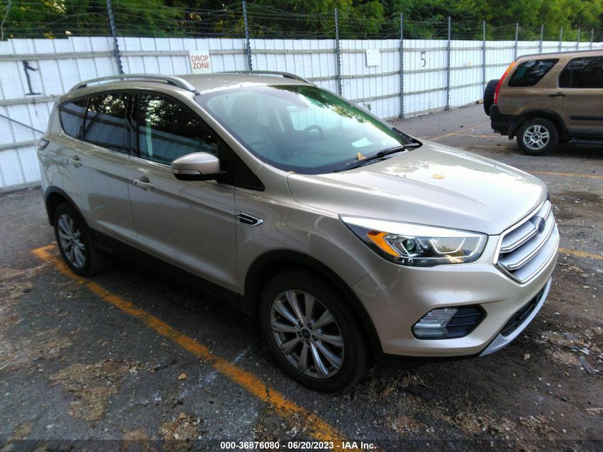 2017 FORD ESCAPE TITANIUM - 1FMCU9J95HUB59695