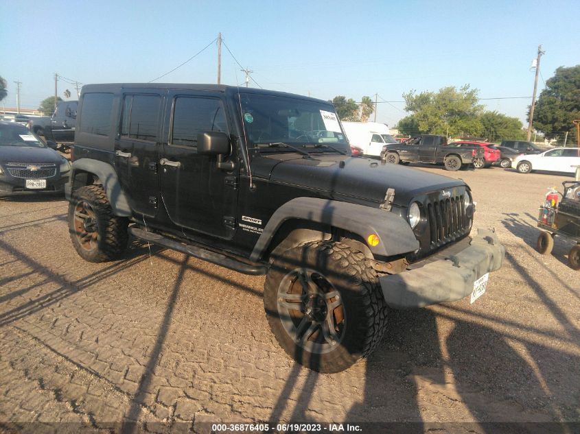 2014 JEEP WRANGLER UNLIMITED SPORT - 1C4BJWDG4EL156600
