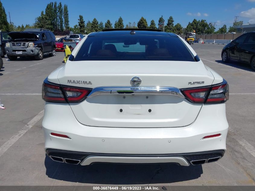 2019 NISSAN MAXIMA PLATINUM - 1N4AA6AVXKC372211