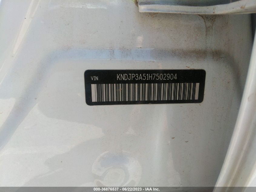 2017 KIA SOUL + - KNDJP3A51H7502904