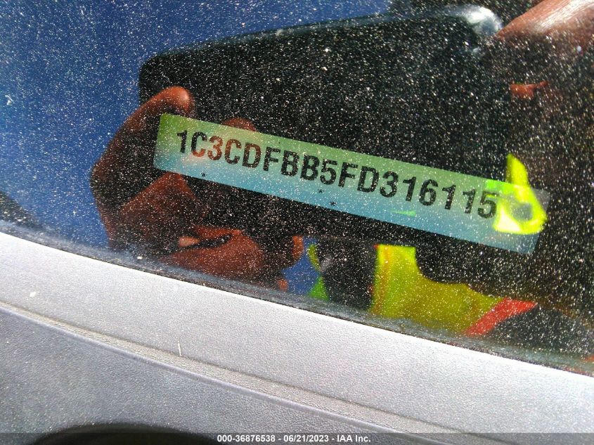 2015 DODGE DART - 1C3CDFB85F2316115