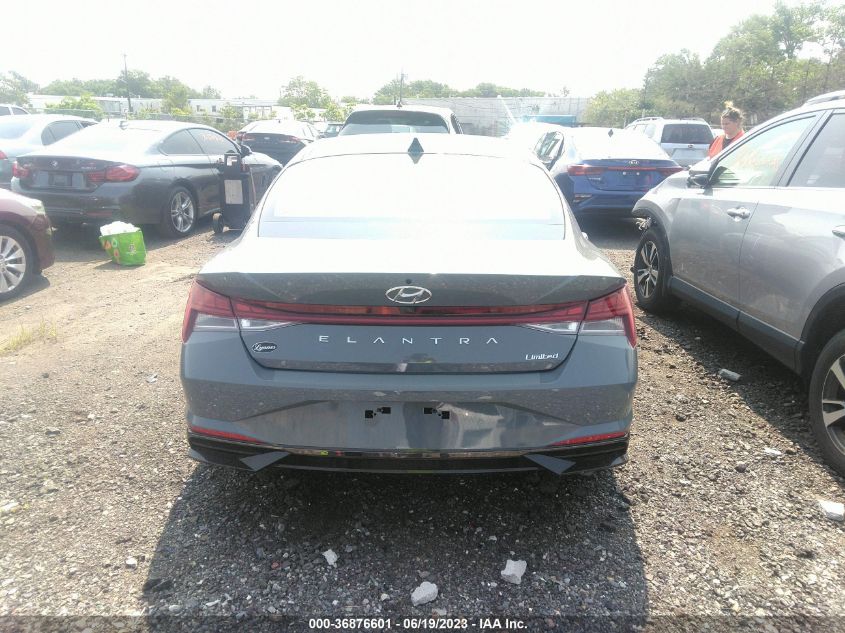 2022 HYUNDAI ELANTRA LIMITED - KMHLP4AG6NU300732