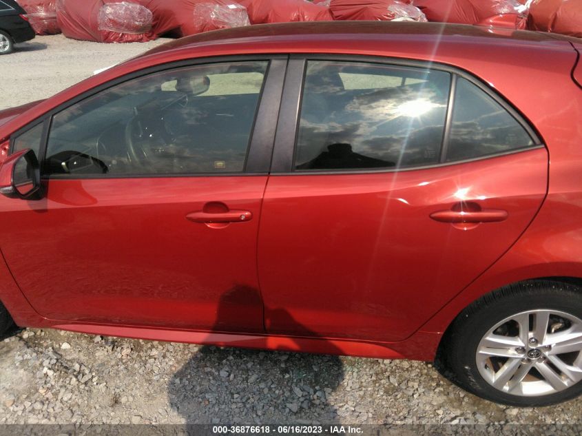 2020 TOYOTA COROLLA HATCHBACK SE JTND4RBE3L3086020