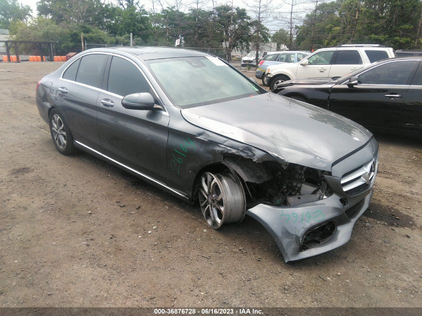 55SWF4KB2HU207841 2017 MERCEDES-BENZ C-CLASS, photo no. 1