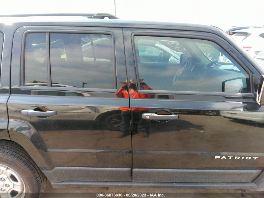 2017 JEEP PATRIOT SPORT - 1C4NJRBB9HD196319