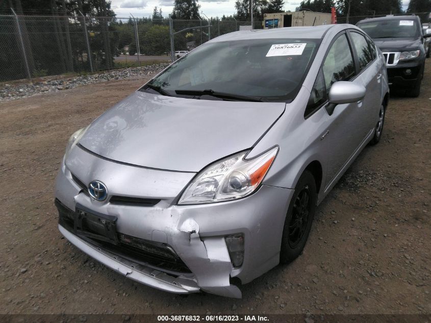 2015 TOYOTA PRIUS FOUR - JTDKN3DUXF0403484