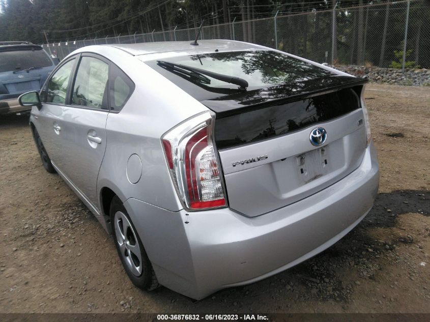 2015 TOYOTA PRIUS FOUR - JTDKN3DUXF0403484