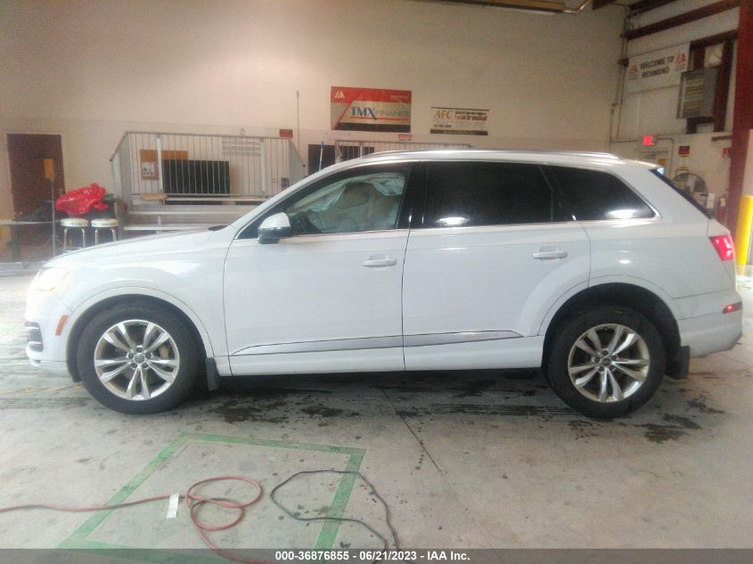 2017 AUDI Q7 PREMIUM PLUS - WA1LAAF77HD027294