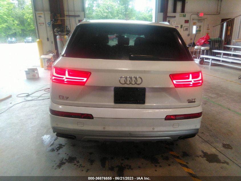 2017 AUDI Q7 PREMIUM PLUS - WA1LAAF77HD027294