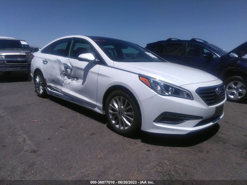 2015 HYUNDAI SONATA 2.4L LIMITED - 5NPE34AF0FH065997