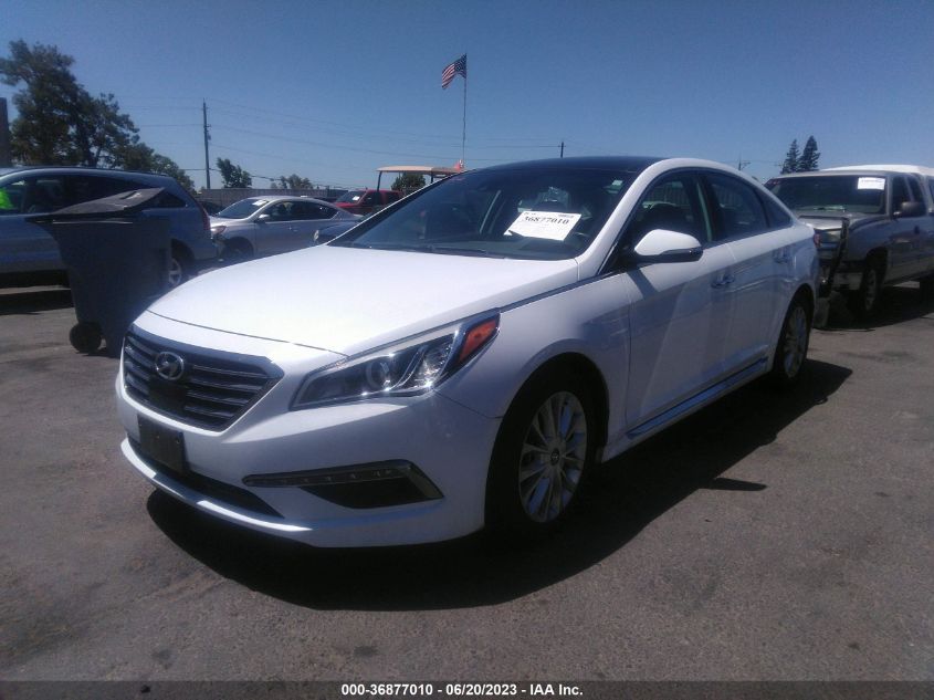 2015 HYUNDAI SONATA 2.4L LIMITED - 5NPE34AF0FH065997