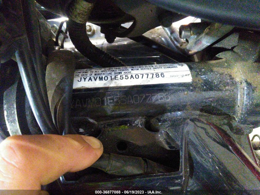 2005 YAMAHA XVS65 A JYAVM01E55A077786