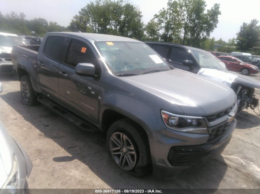 2022 CHEVROLET COLORADO 2WD WORK TRUCK - 1GCGSBEN5N1101335