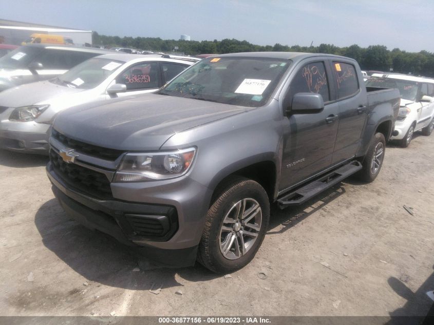 2022 CHEVROLET COLORADO 2WD WORK TRUCK - 1GCGSBEN5N1101335
