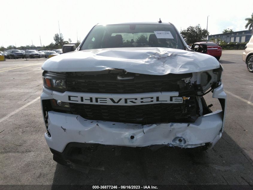 2022 CHEVROLET SILVERADO 1500 LTD CUSTOM 1GCPWBEK5NZ233636