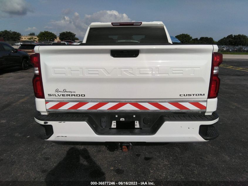 2022 CHEVROLET SILVERADO 1500 LTD CUSTOM 1GCPWBEK5NZ233636