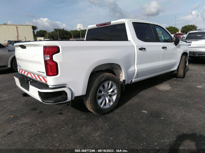 2022 CHEVROLET SILVERADO 1500 LTD CUSTOM 1GCPWBEK5NZ233636