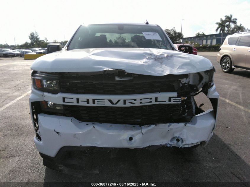 2022 CHEVROLET SILVERADO 1500 LTD CUSTOM 1GCPWBEK5NZ233636