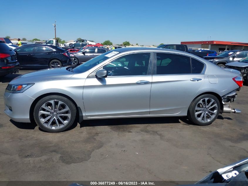 2014 HONDA ACCORD SEDAN SPORT - 1HGCR2F54EA039663