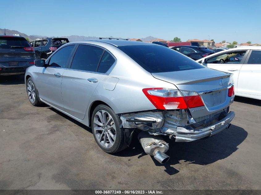 2014 HONDA ACCORD SEDAN SPORT - 1HGCR2F54EA039663