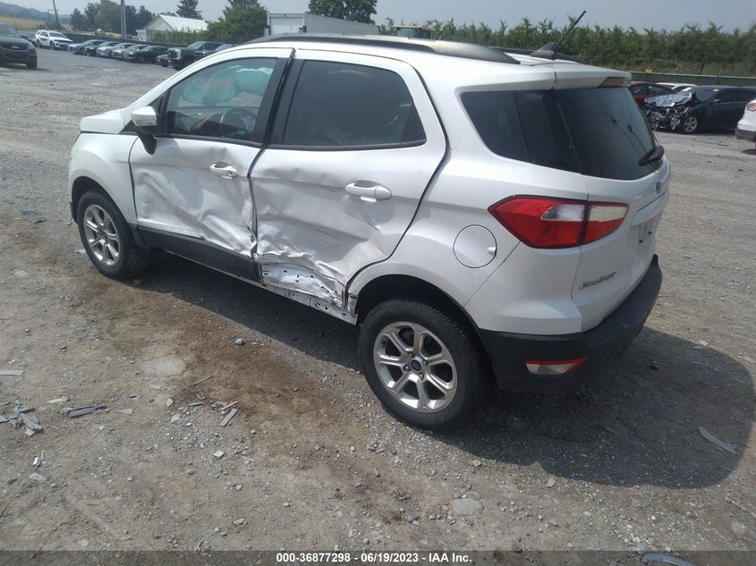 VIN MAJ6S3GL6LC313617 2020 FORD ECOSPORT SE