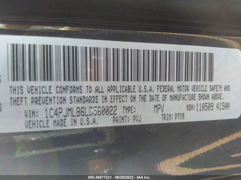 2020 JEEP CHEROKEE LATITUDE PLUS - 1C4PJMLB6LD560022