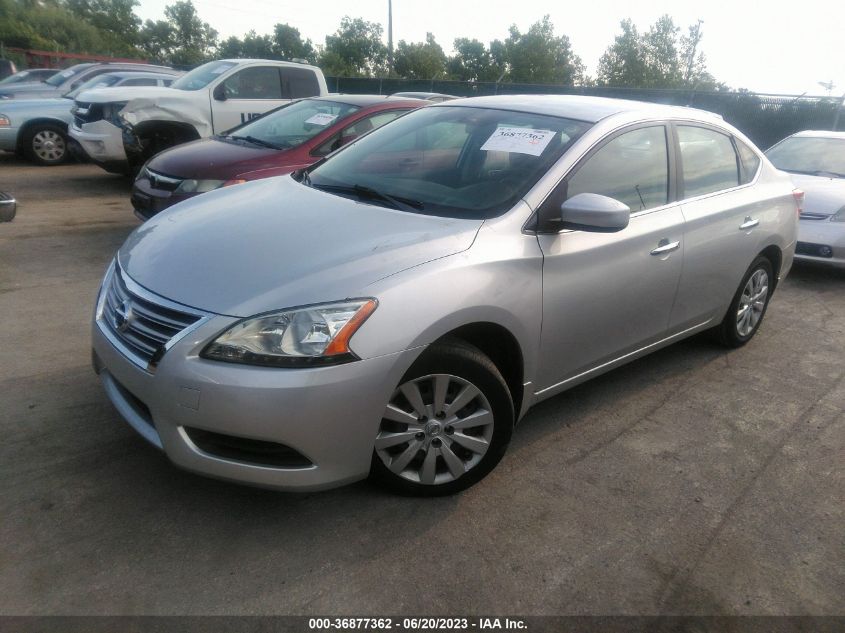2014 NISSAN SENTRA S/SV/SR/SL - 1N4AB7AP6EN850816