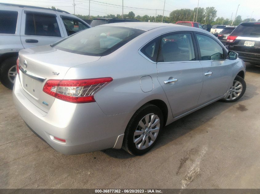 2014 NISSAN SENTRA S/SV/SR/SL - 1N4AB7AP6EN850816