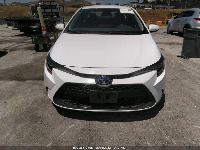 2022 TOYOTA COROLLA HYBRID LE - JTDEAMDE3N3007143