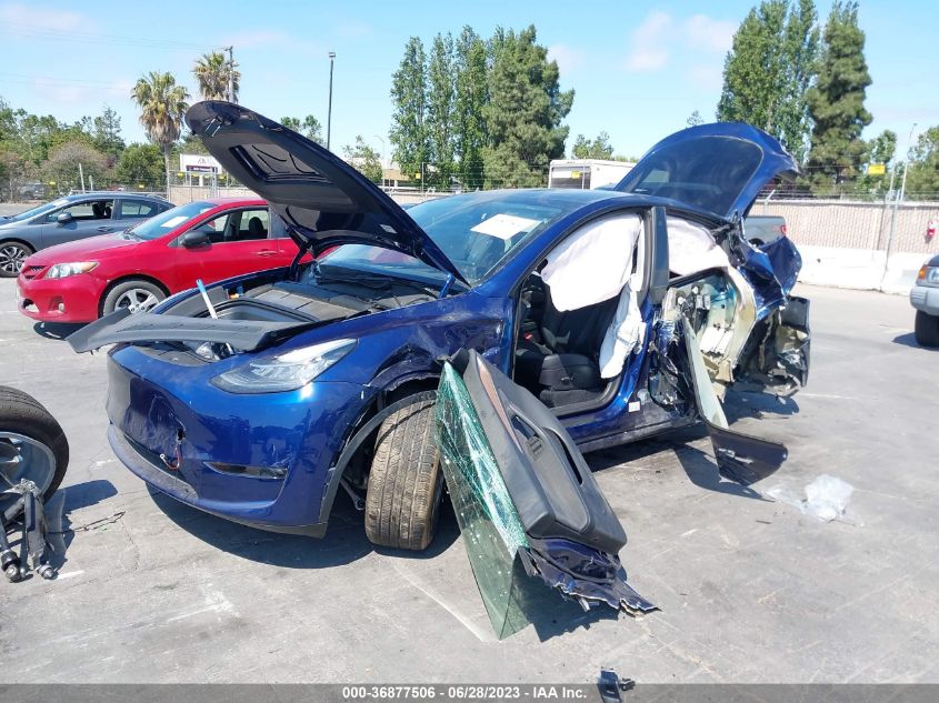 2023 TESLA MODEL Y LONG RANGE - 7SAYGDEE7PF591422