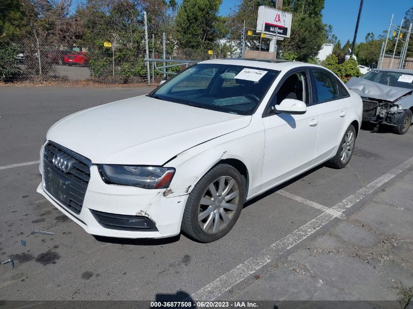 2014 AUDI A4 PREMIUM - WAUBFAFL0EA119471