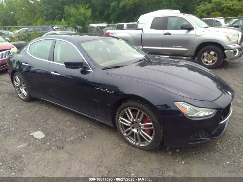 2017 MASERATI GHIBLI - ZAM57XSA4H1221490